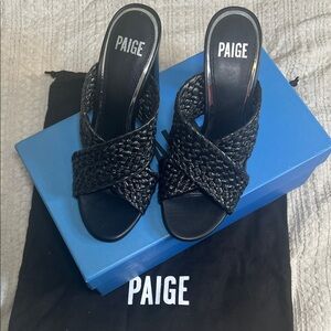 PAIGE Women's Nova Crisscross High Heel Sandals size 7